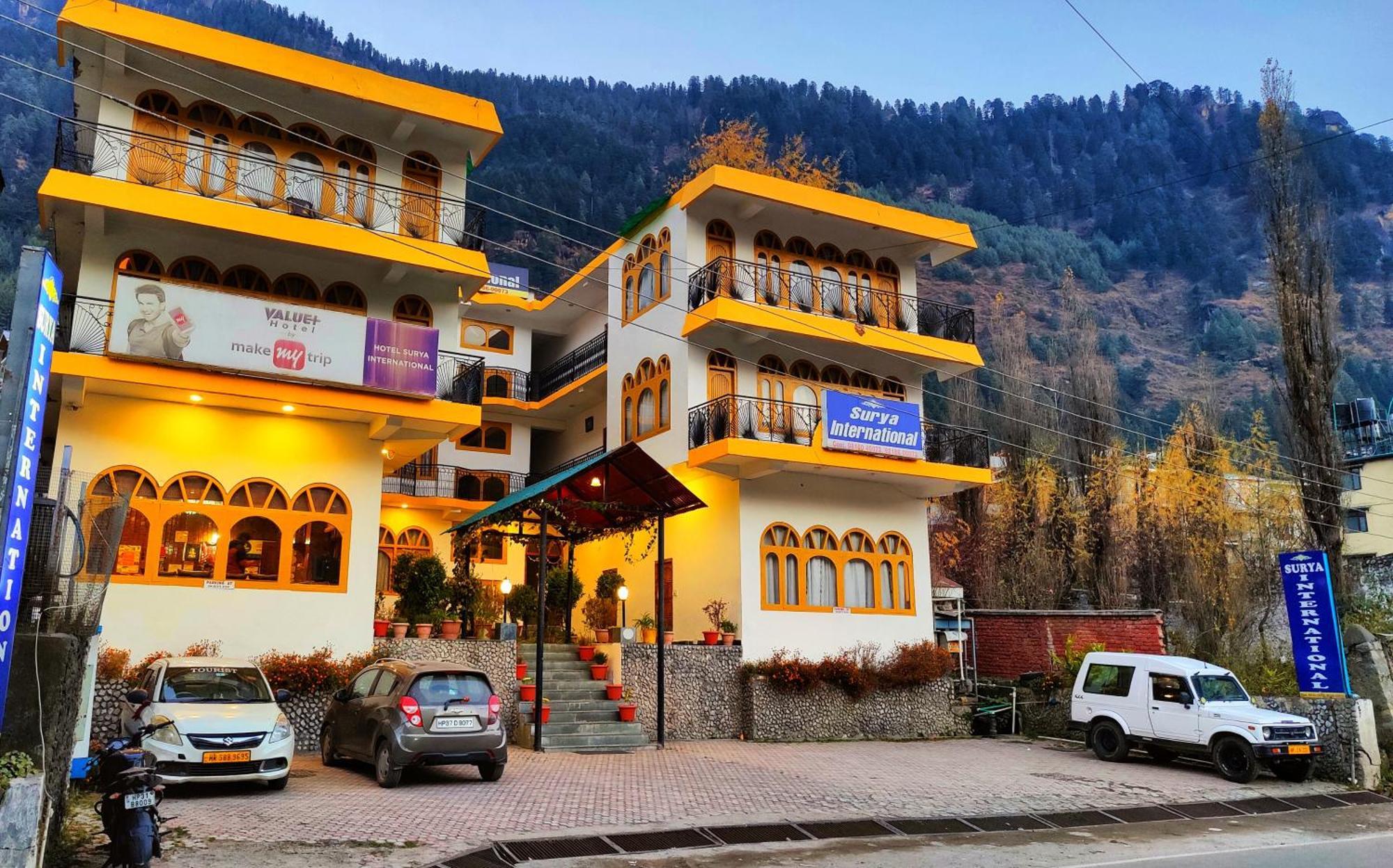 Surya International Hotel Manali Near Mall Road Manāli Exterior foto