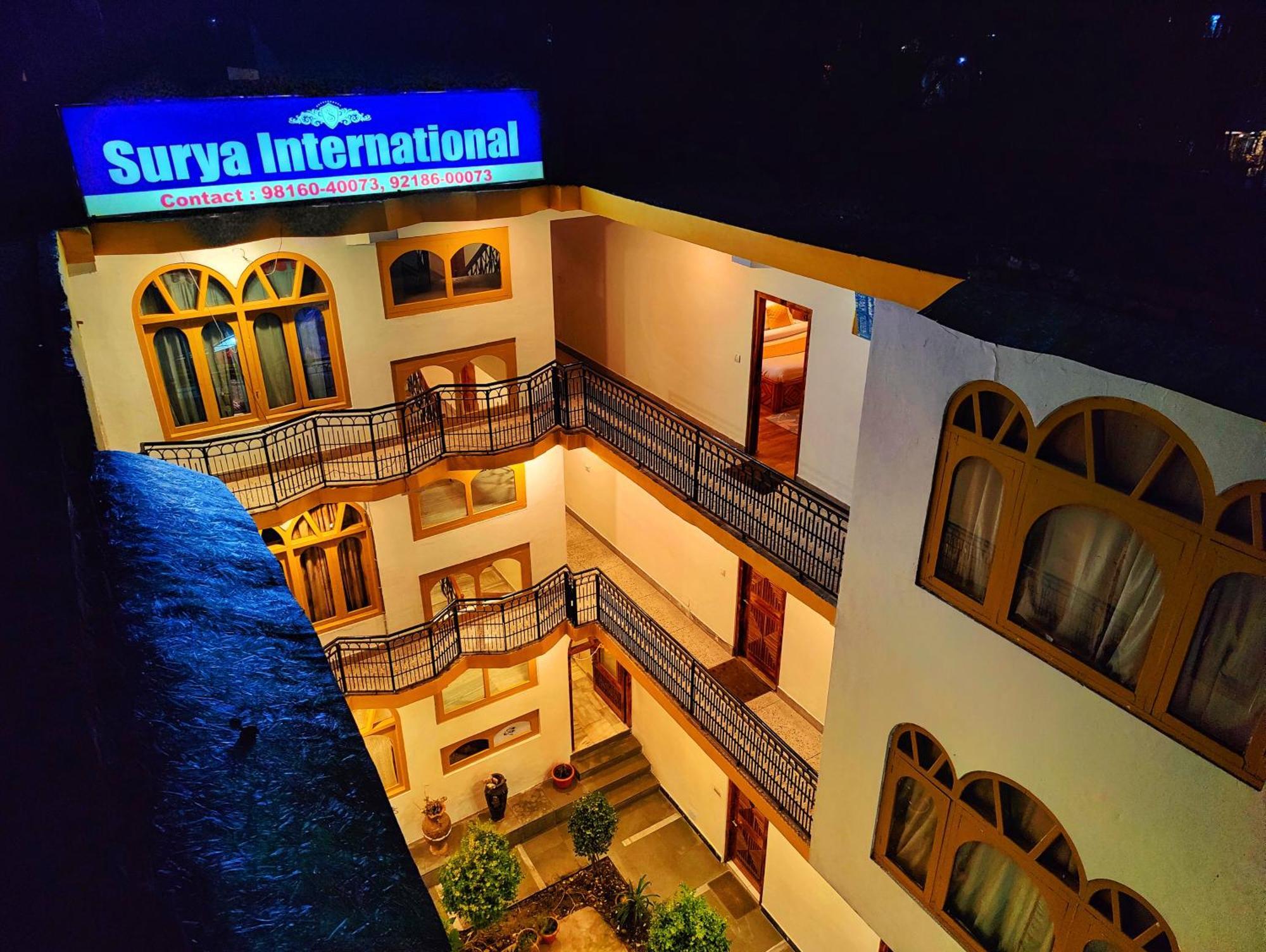 Surya International Hotel Manali Near Mall Road Manāli Exterior foto